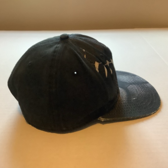Black Panther Hat Snapback Cap Black Distressed Supper Hero. Wakanda Logo - Picture 6 of 16